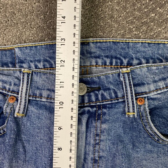 Levi's 550 Relaxed Fit Jeans Men's 34 x 32 Fits 33 x 31.5 Blue Stretch - Picture 10 of 13